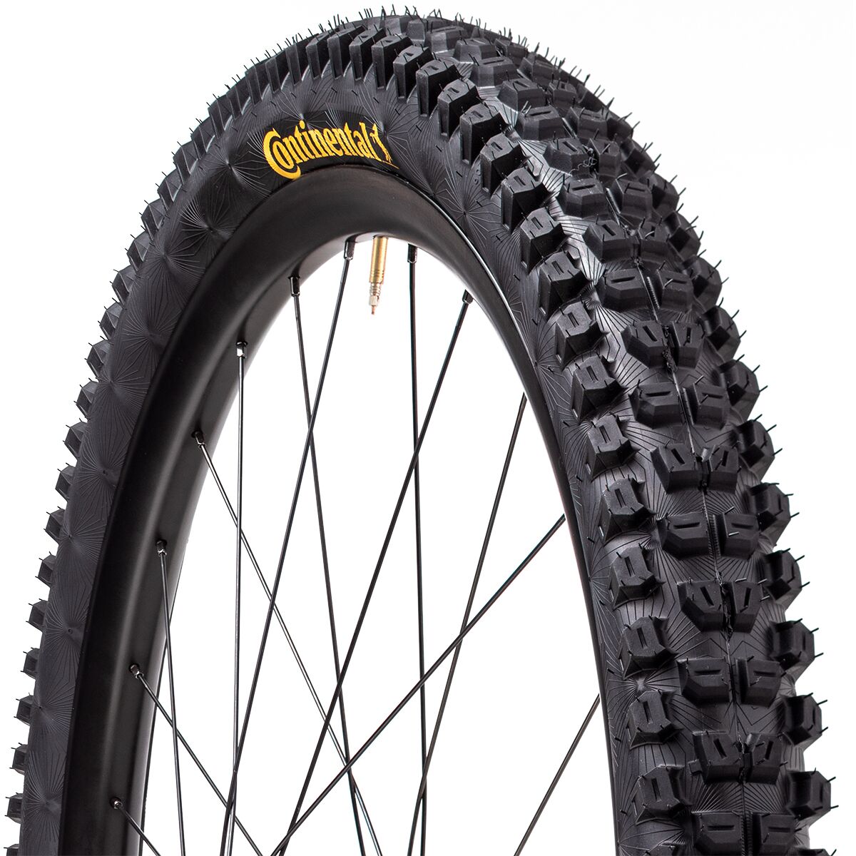 Continental Kryptotal-R 27.5in Tire DH Casing, SuperSoft Folding, Black, 27.5x2.4