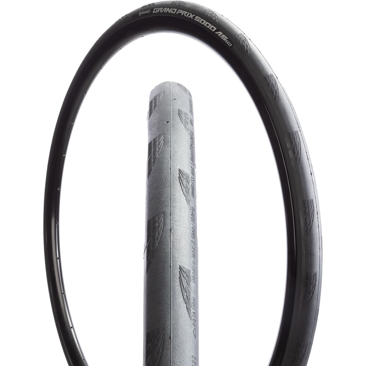 Continental Continental Grand Prix 5000 AS TR Tire Black, Black Chili, 700x25 - $109.95 at Competitive Cyclist