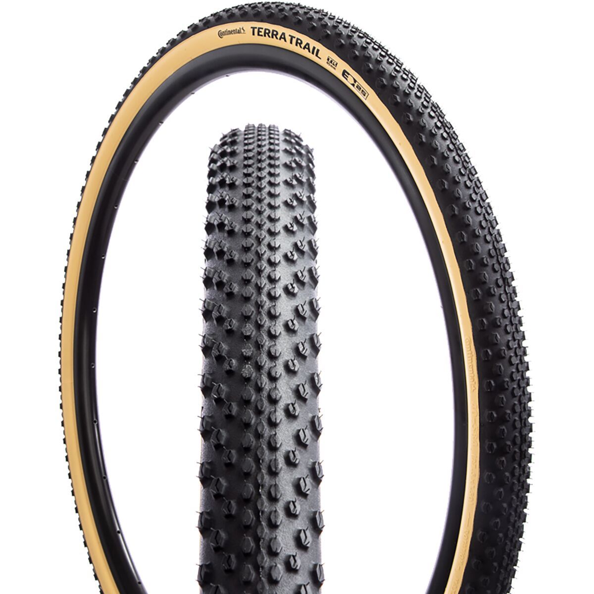 Continental Continental Terra Trail ShieldWall Tire - Tubeless Black/Cream, PureGrip, System, 700x35
