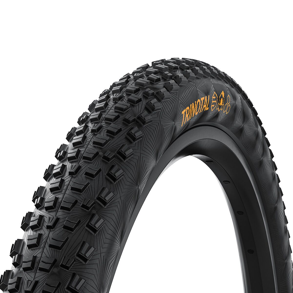 Continental Trinotal Tubeless 29in Tire Black,Folding,Rapid,Race Casing,E25, 29x2.4