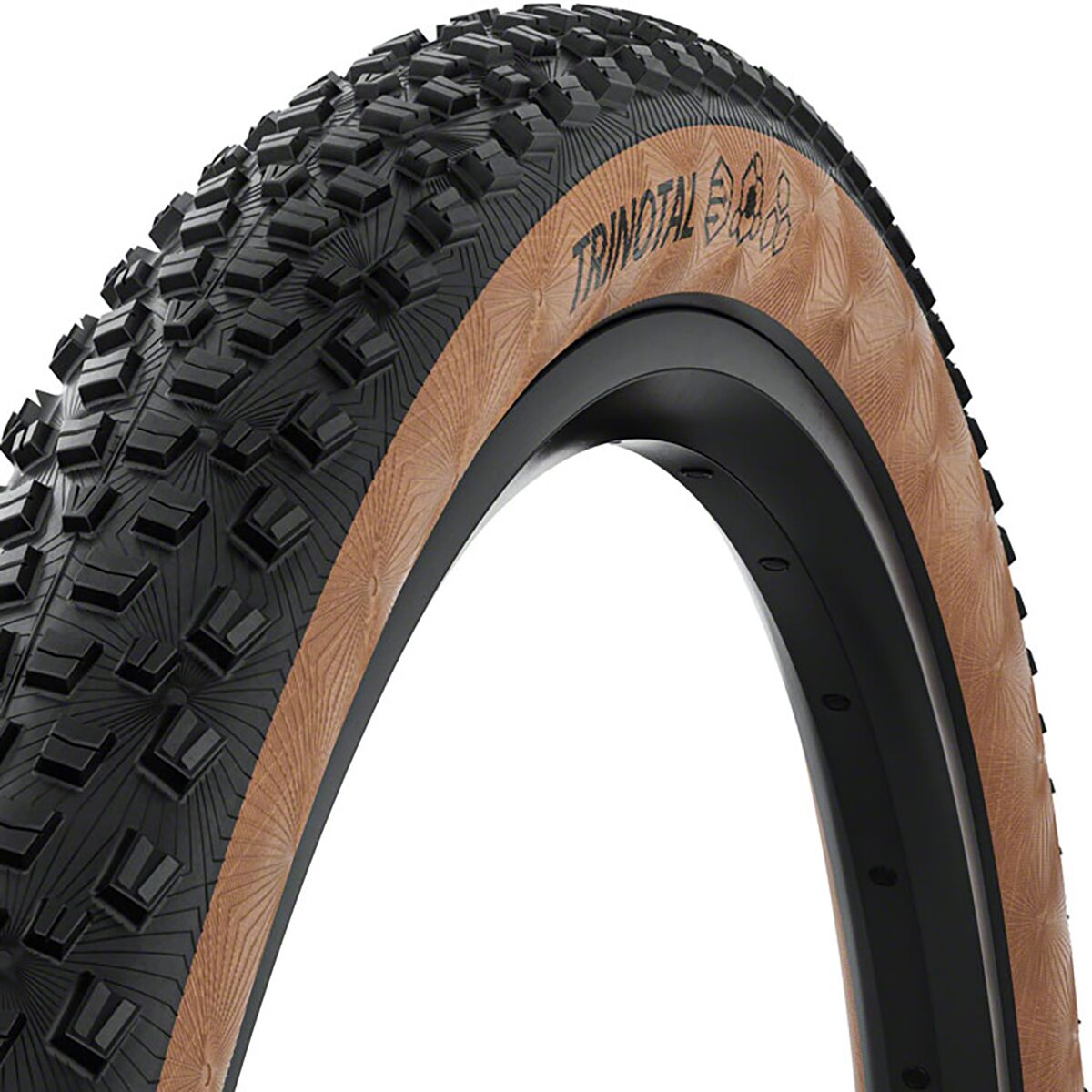 Continental Trinotal Tubeless 29in Tire - Black/Trans,Folding,Rapid,Trail Casing,E25, 29x2.4