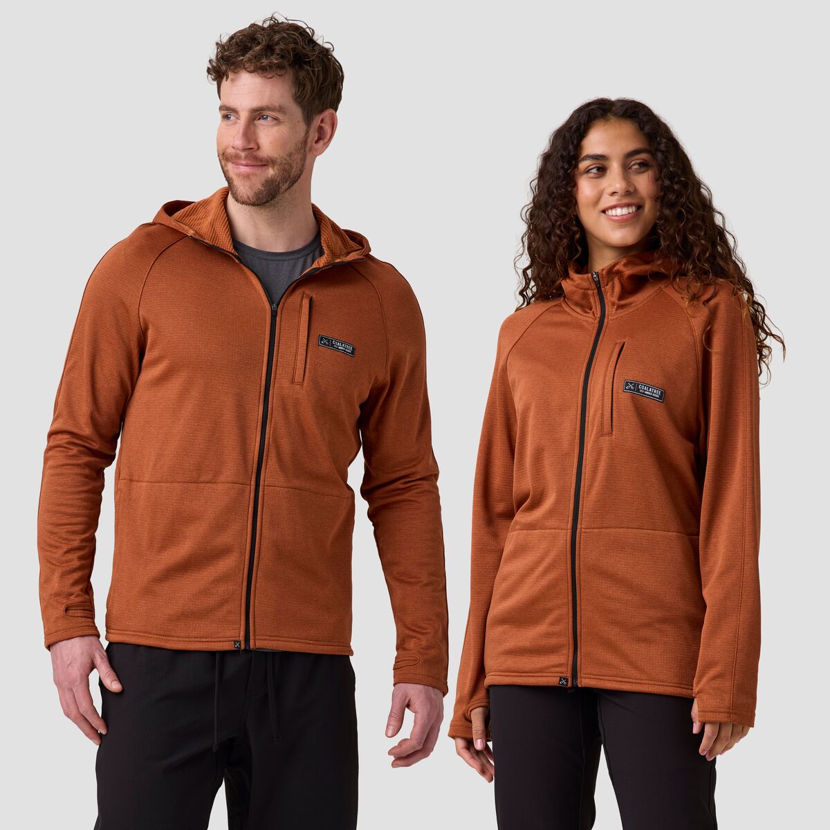 Coalatree Coalatree Baseline Midlayer Fleece Jacket - Unisex Brick, L