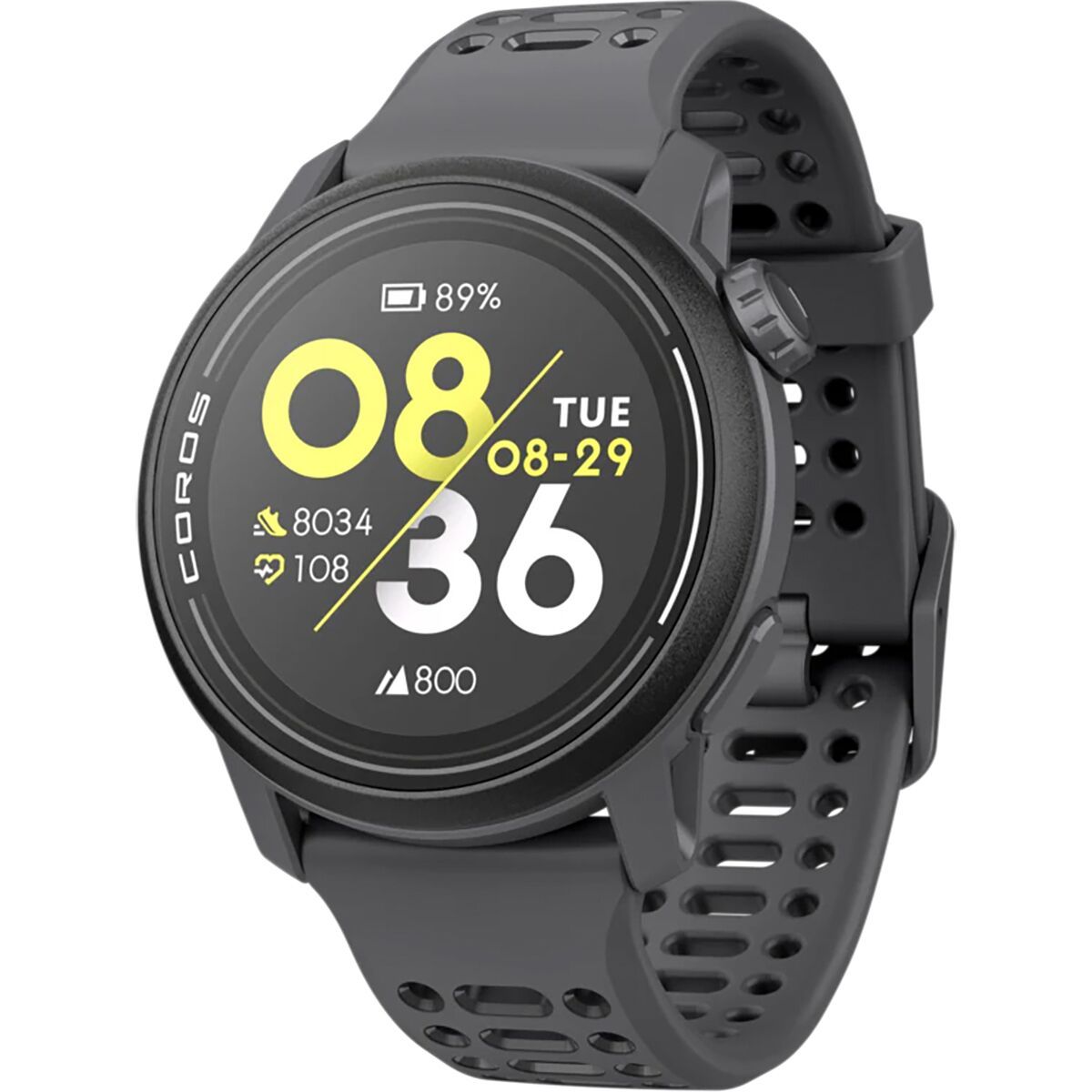 Coros COROS PACE 3 GPS Sport Watch Black/Silicone Band, One Size