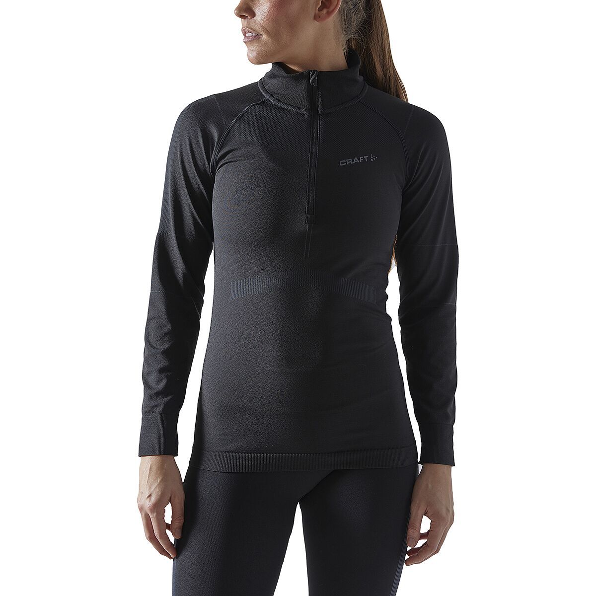 Craft Craft Active Intensity Zip Top - Women's Black/Asphalt, XL