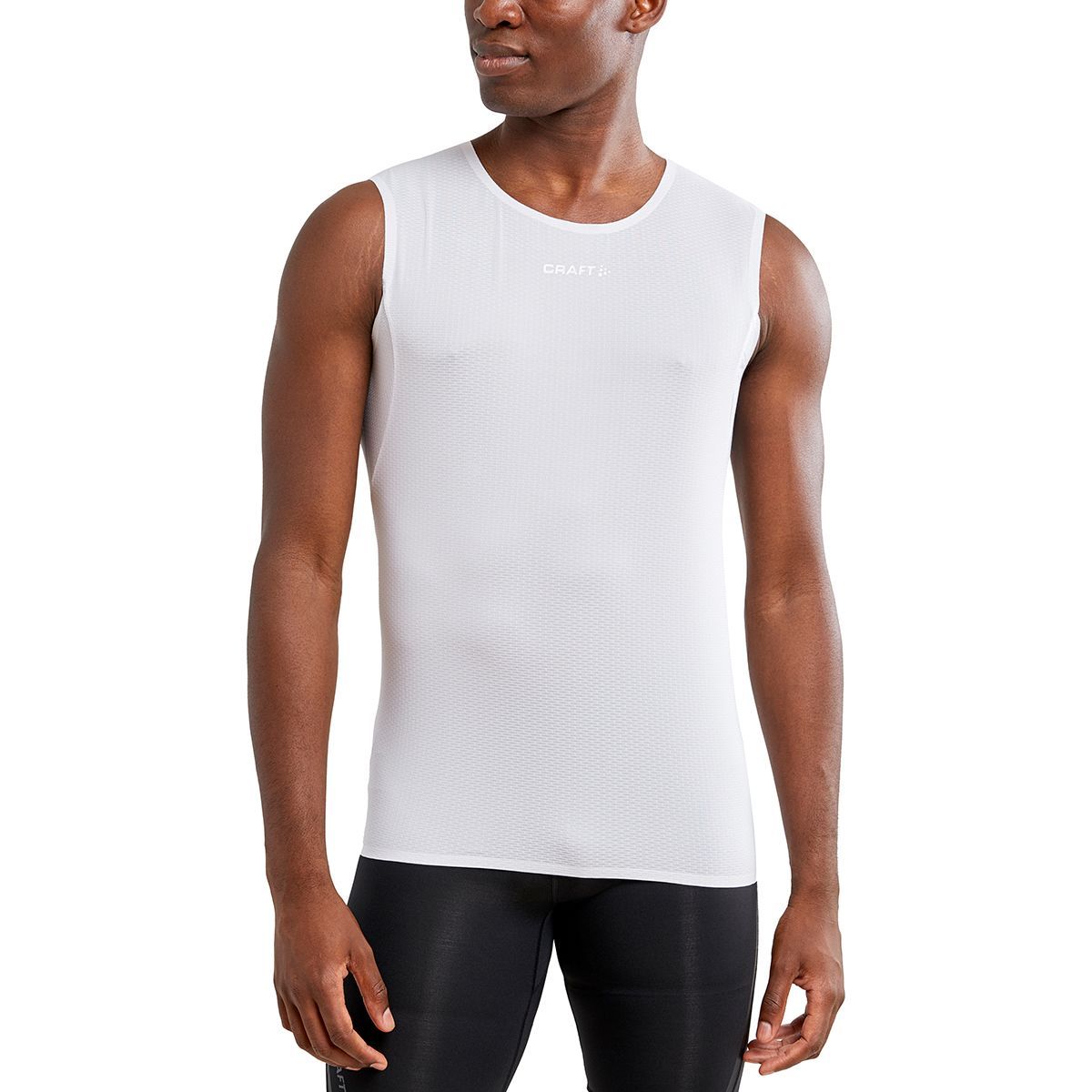 Craft Pro Dry Nanoweight Sleeveless Baselayer - Men's White, S