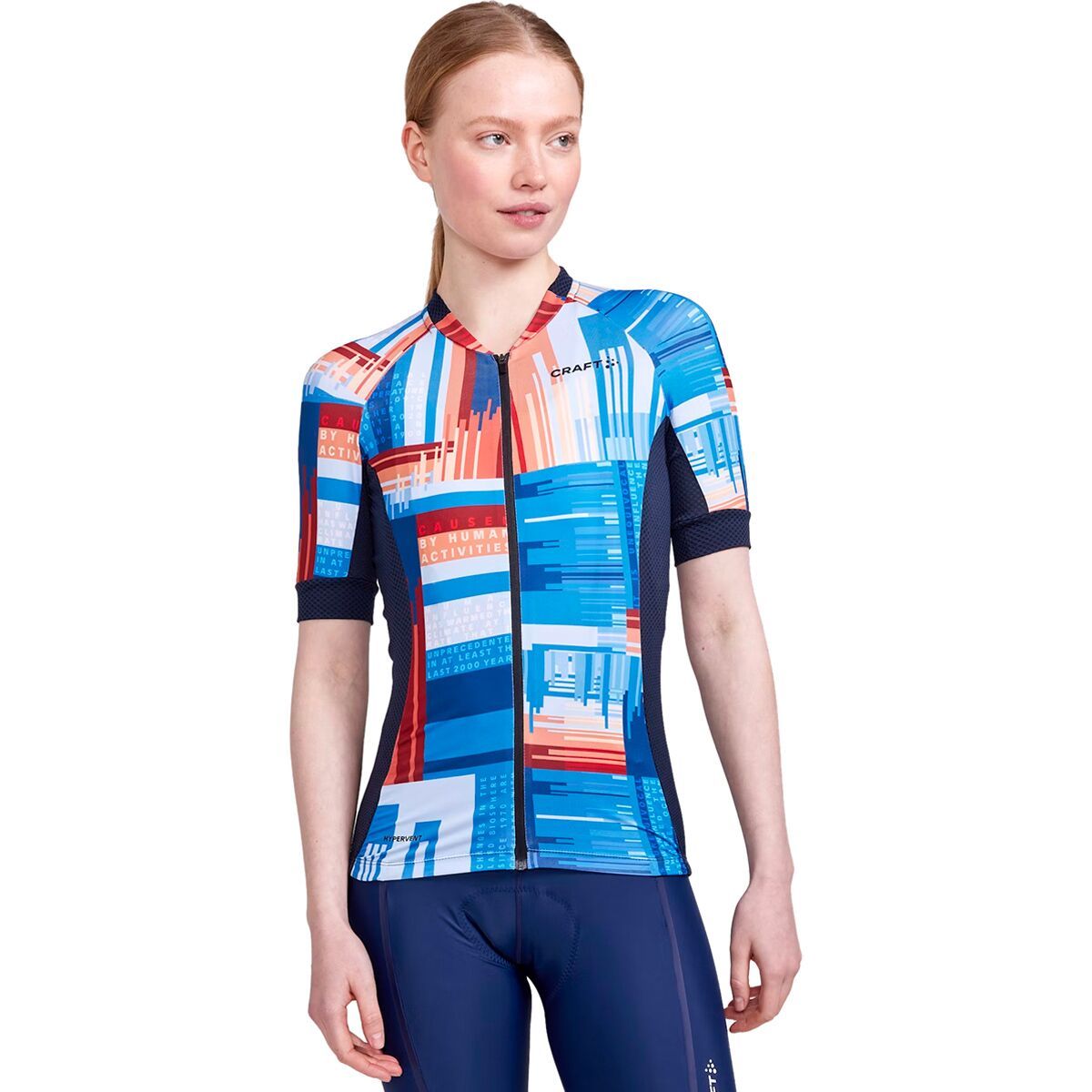 Craft Craft Adv Endur Graphic Jersey - Women's Blaze/Multi, L