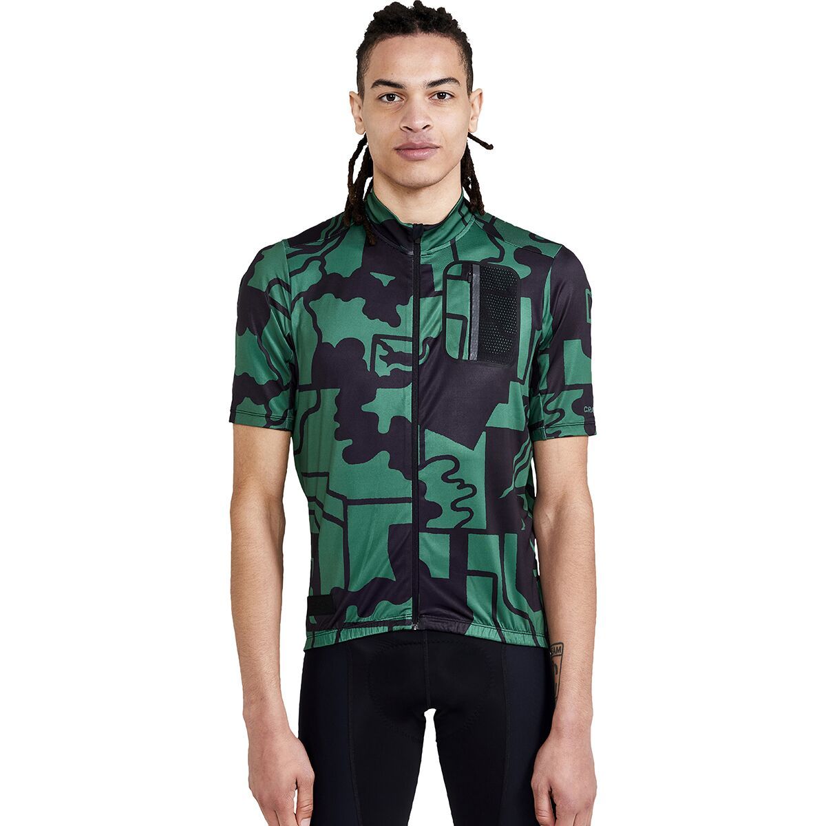 Craft Adv Bike Offroad Short-Sleeve Jersey - Men's Point/Black, L