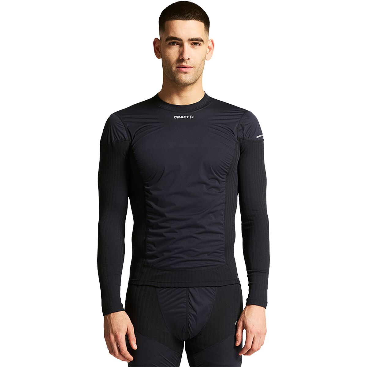 Craft Craft Active Extreme X Wind Long-Sleeve Baselayer - Men's Black/Granite, S
