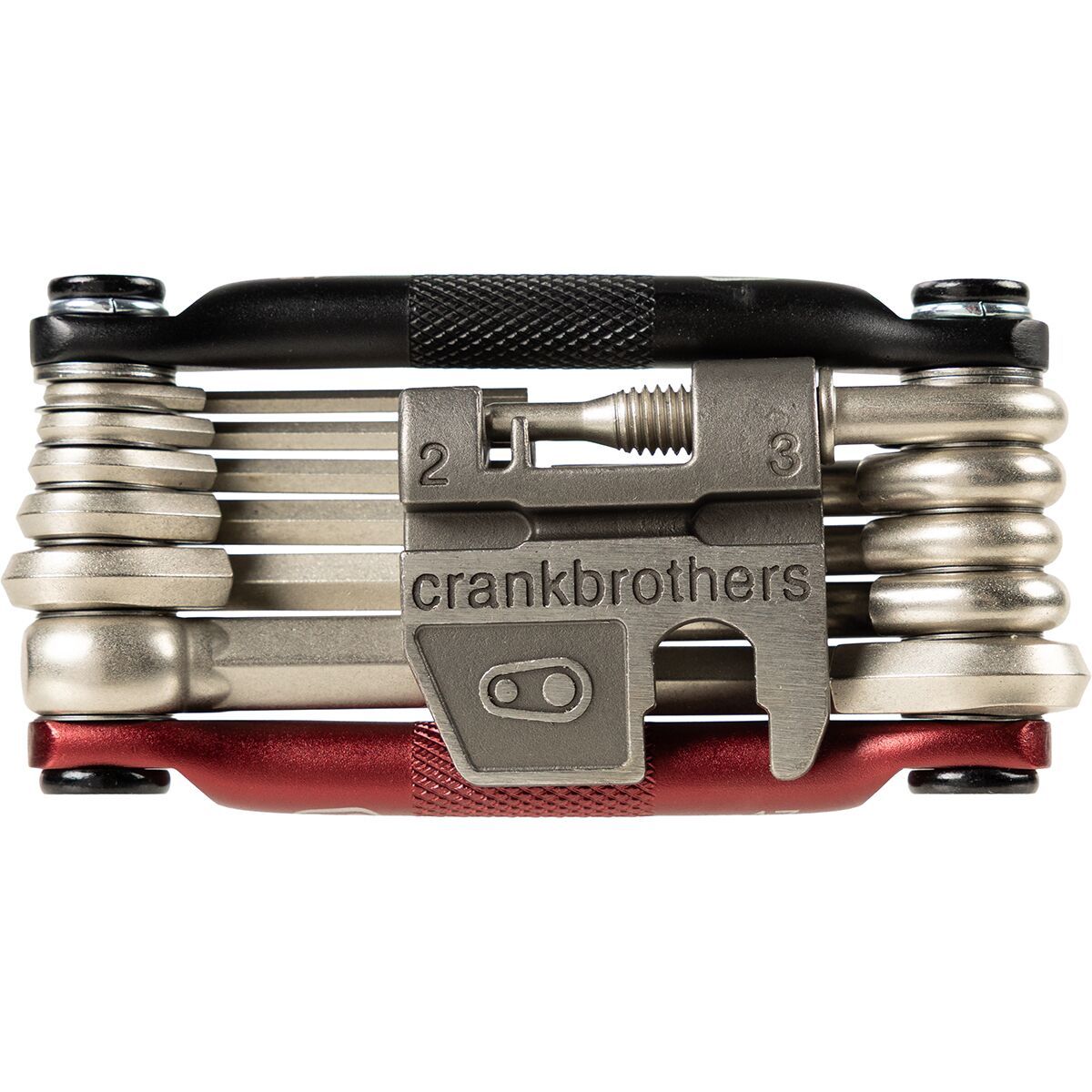 Crank Brothers Multi 17 Tool Black & Red, One Size