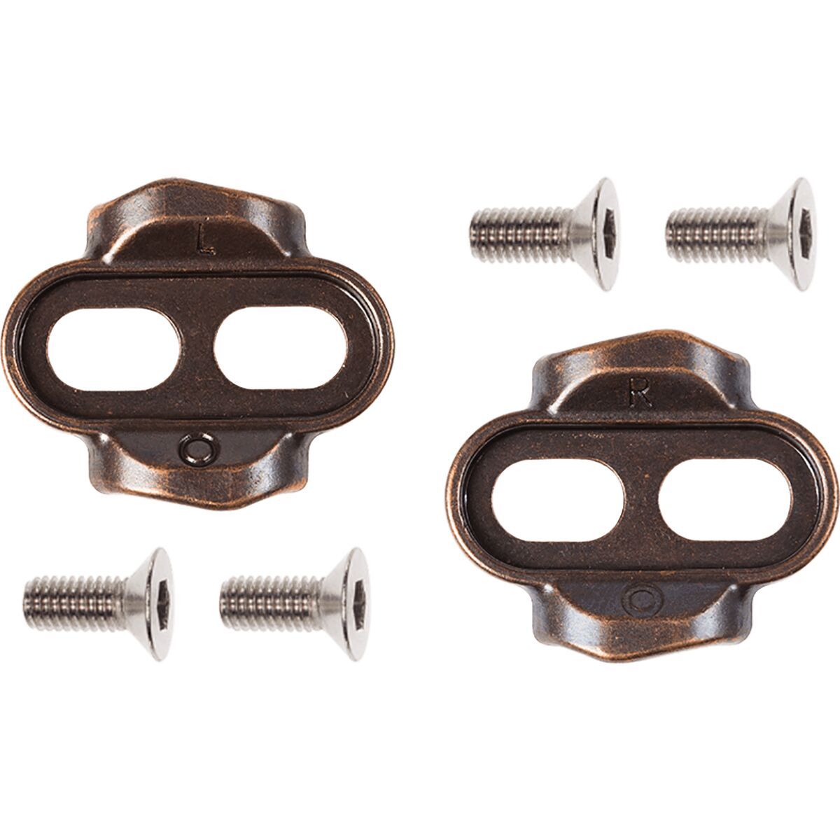 Crank Brothers Premium Bike Cleats Bronze, Easy Release, 0 Deg Float