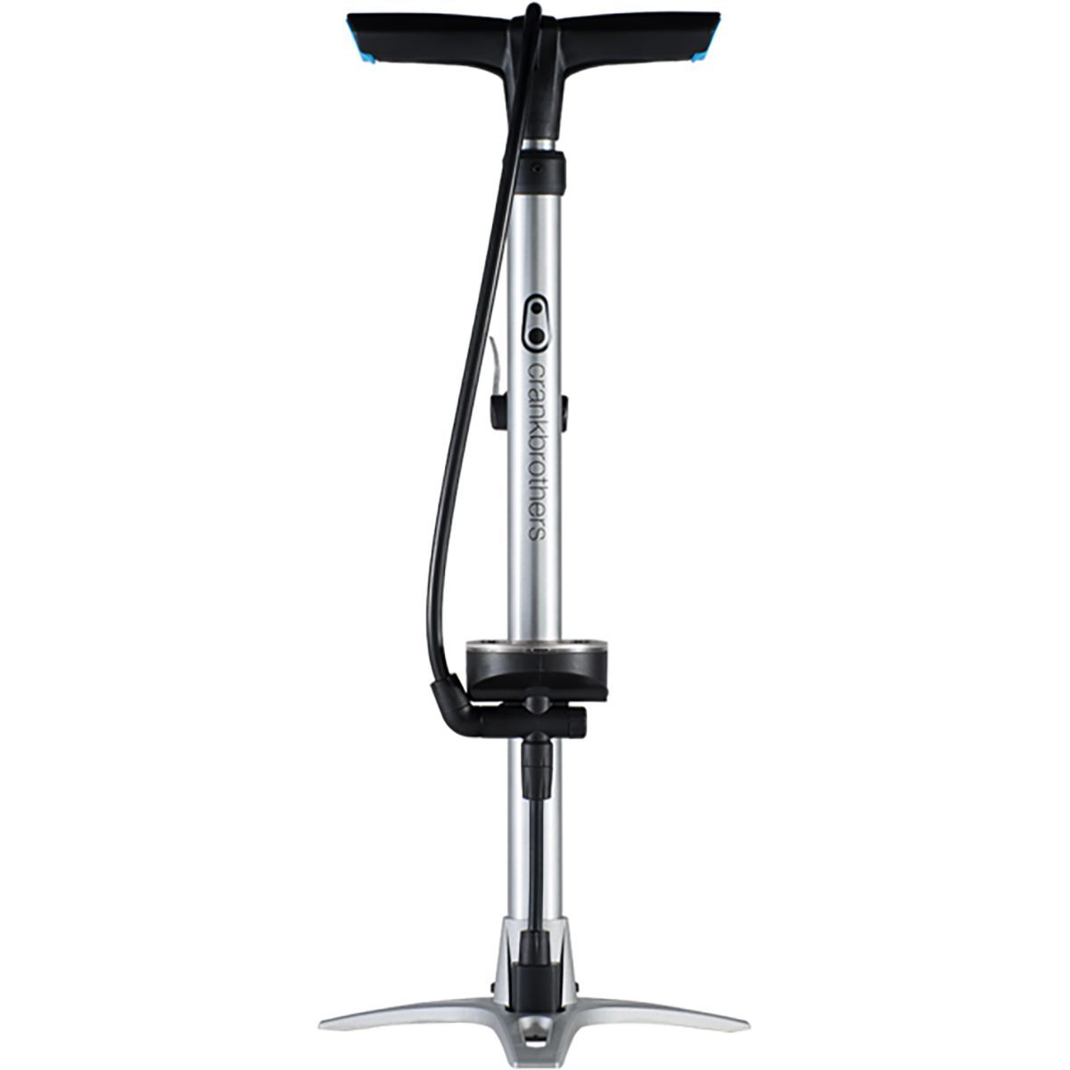 Crank Brothers Sterling Floor Pump Silver, One Size