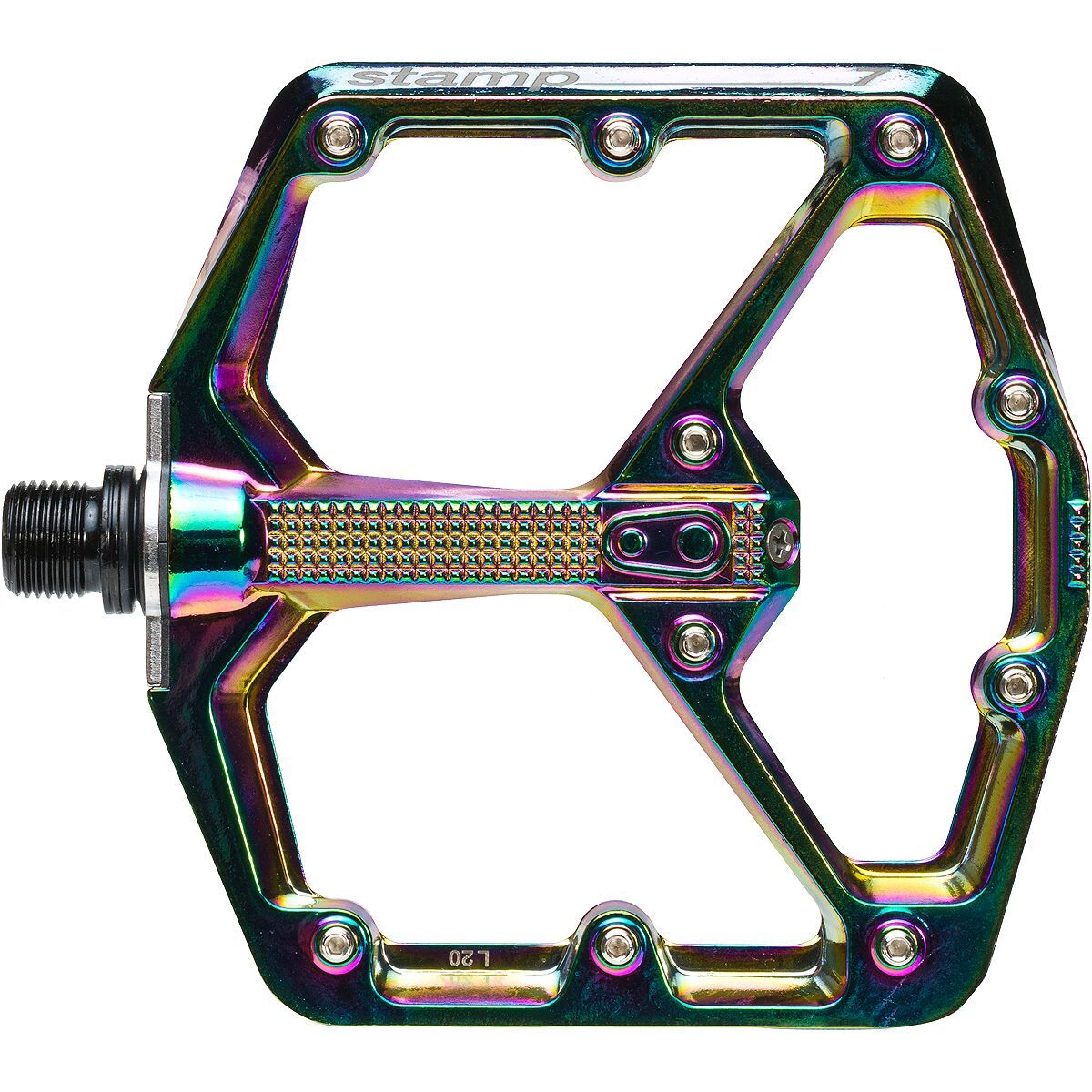 Crank Brothers Crank Brothers Stamp 7 Exclusive Pedals Oil Slick, Small