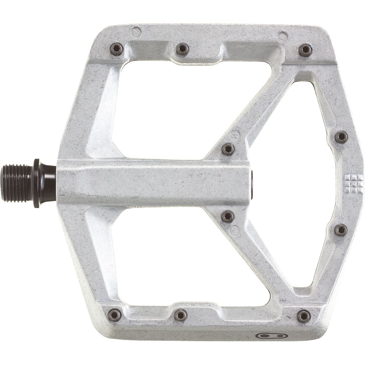 Crank Brothers Crank Brothers Stamp 2 V2 Pedals Silver, Large
