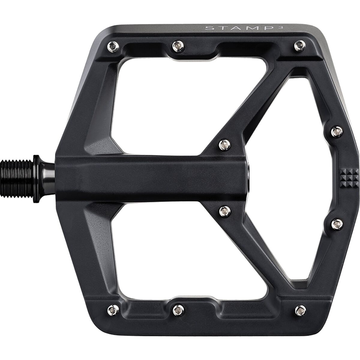 Crankbrothers | Stamp 3 V2 Flat Pedals | Black | Small | Aluminum