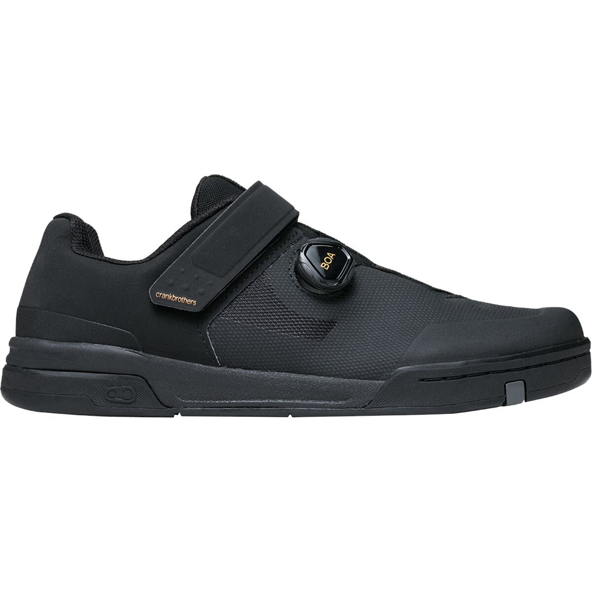 Crank Brothers Crank Brothers Stamp BOA Cycling Shoe Black/Gold, 9.5 - Men's