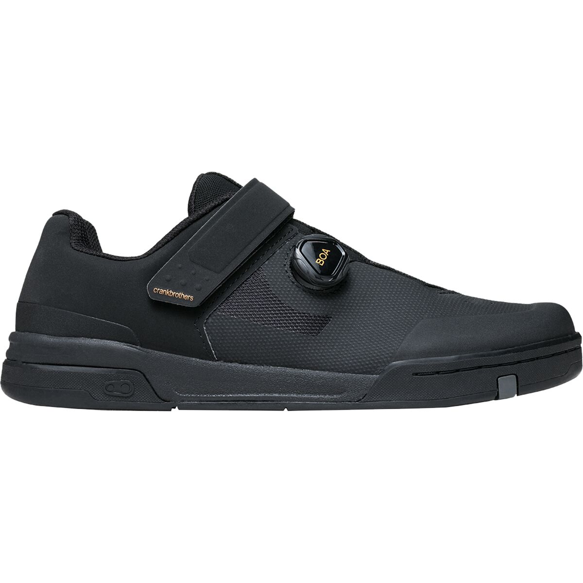 Crank Brothers Crank Brothers Stamp BOA Cycling Shoe Black/Gold, 11.0 - Men's