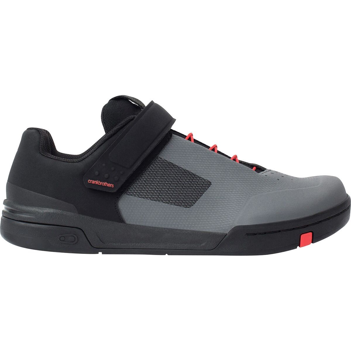 Crank Brothers Crank Brothers Stamp Speedlace Cycling Shoe Grey/Red, 6.0 - Men's