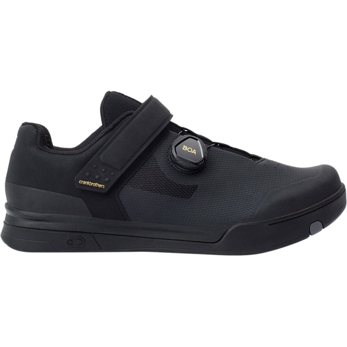 Crank Brothers Crank Brothers Mallet BOA Mountain Bike Shoe Black/Gold, 8.0 - Men's