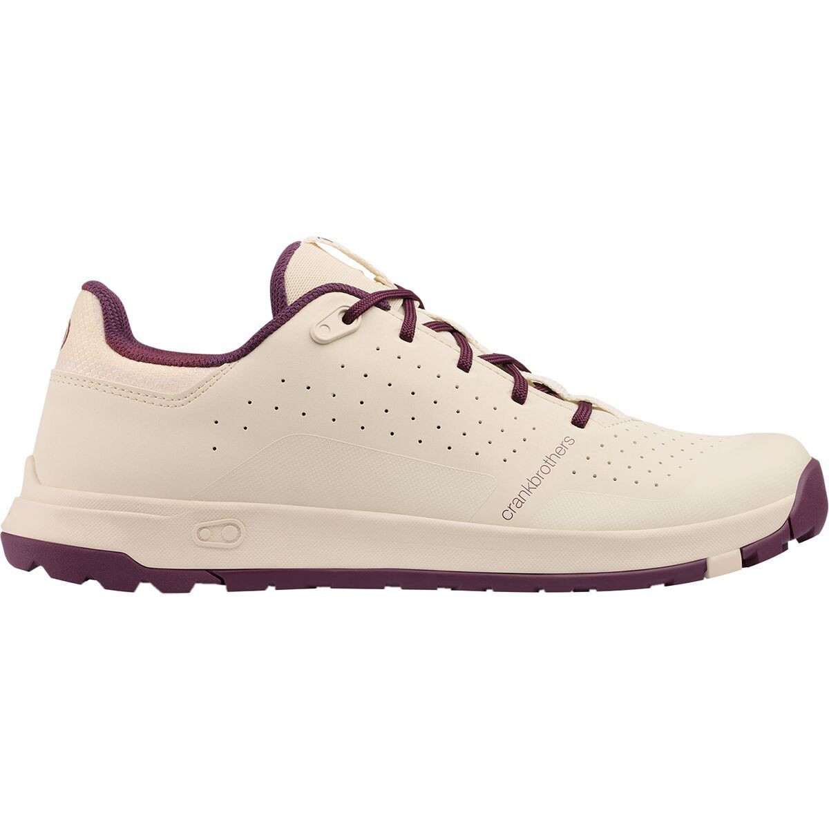 Crank Brothers Stamp Trail Lace Mountain Bike Shoe White/Purple, 11.5 - Men's
