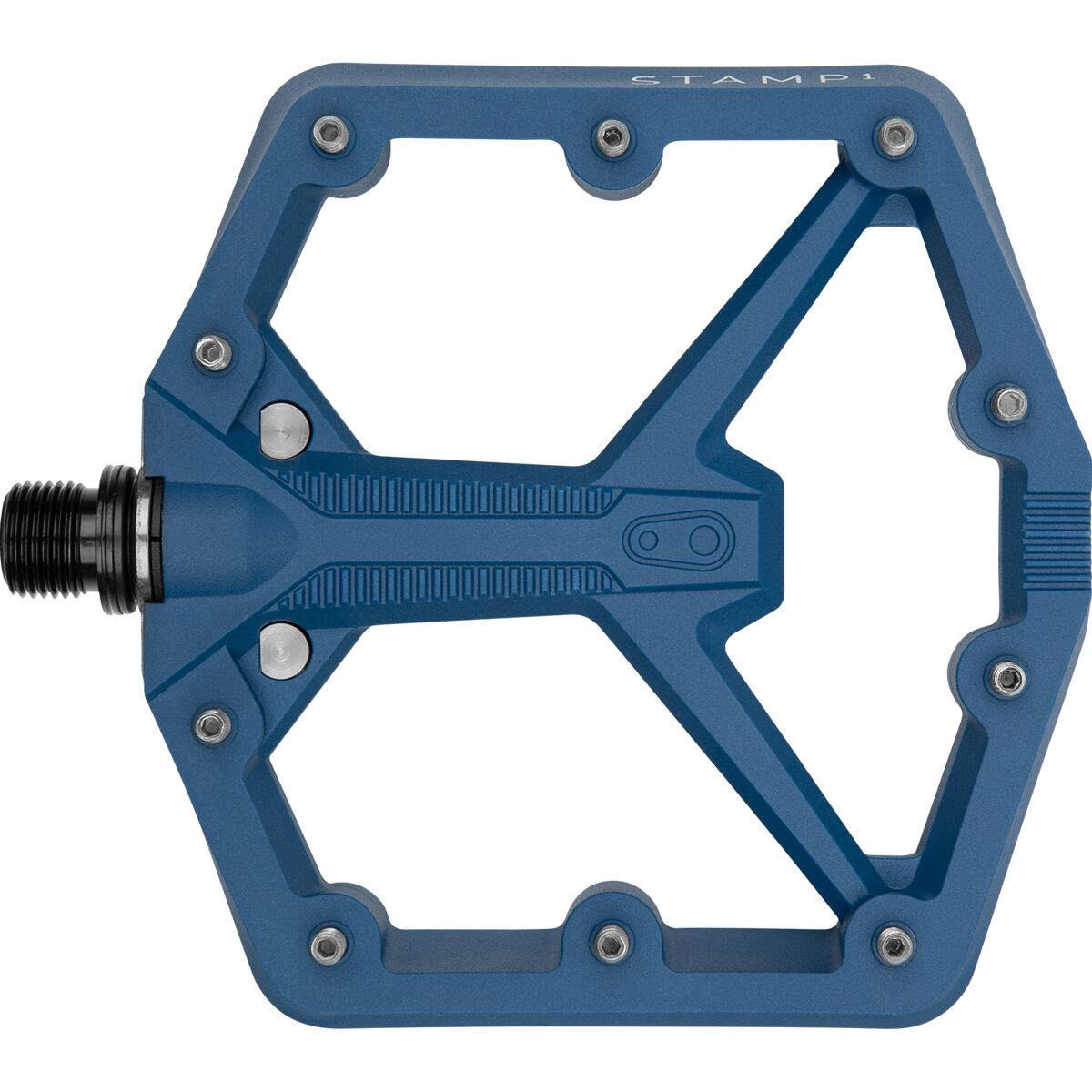 Crankbrothers | Stamp 1 Pedals - Gen 2 | Navy Blue | Large | Composite