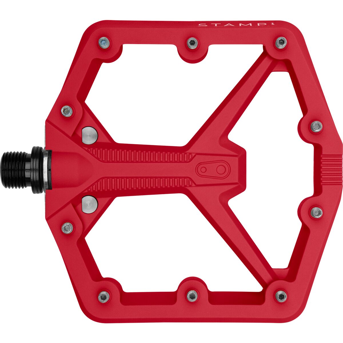 Crankbrothers | Stamp 1 Pedals - Gen 2 | Red | Small | Composite