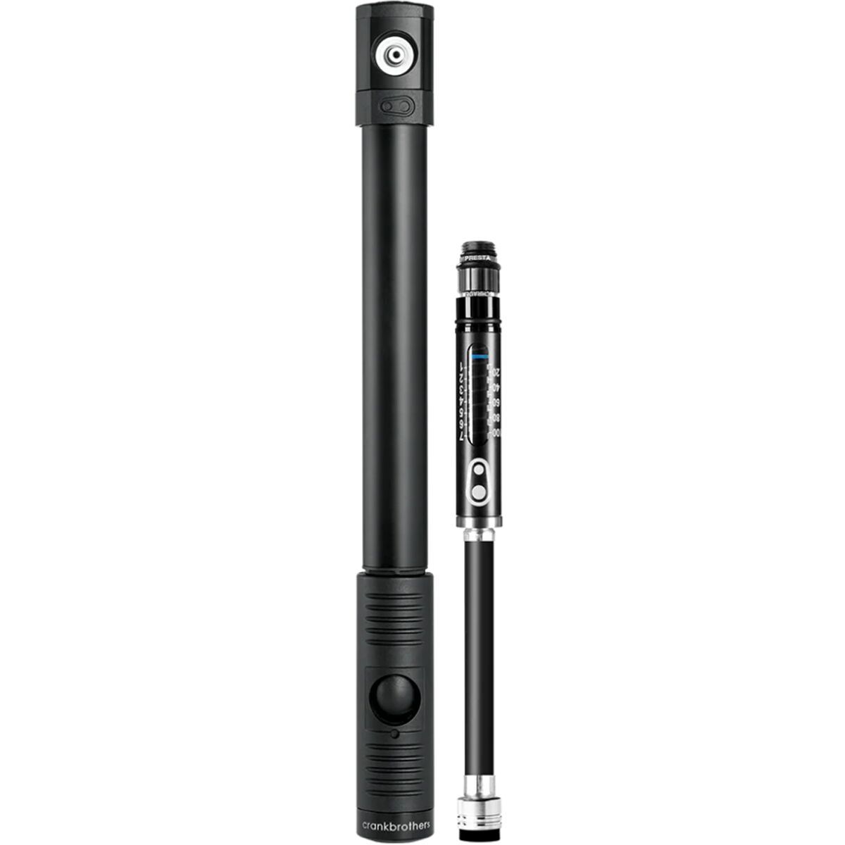 Crank Brothers Crank Brothers Klic Hand Pump + Gauge - HP Midnight Black, One Size