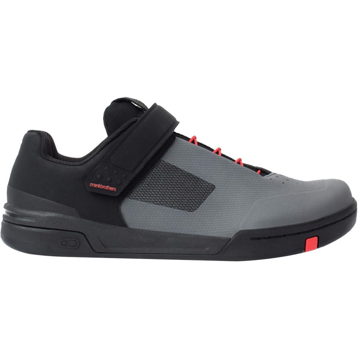Crank Brothers Mountain Shoes Stamp Speedlace 2024 Grey/Red/Black, 6.0 - Men's