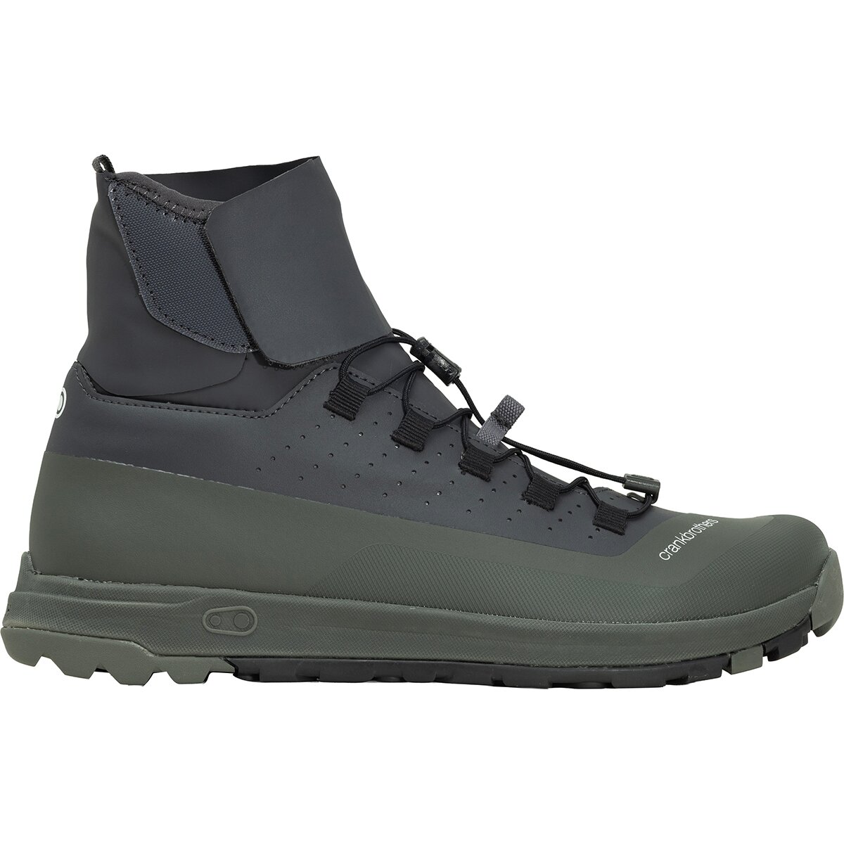 Crank Brothers Stamp Trail Speed Lace Seal MTB Shoe Green/Grey, 9.0 - Men's