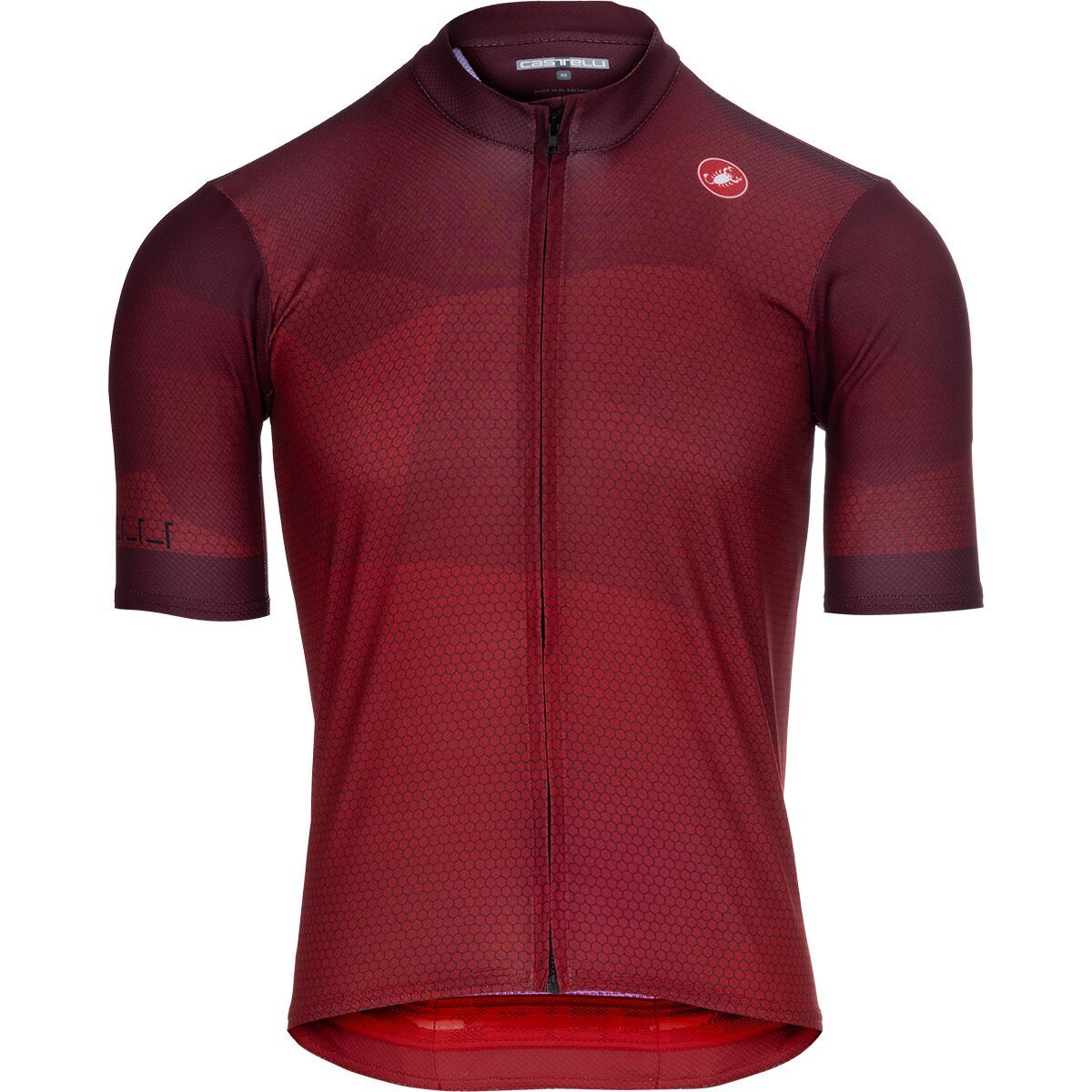 Castelli Castelli Flusso Limited Edition Full-Zip Jersey - Men's Rich Red/Bordeaux/Black, XXL