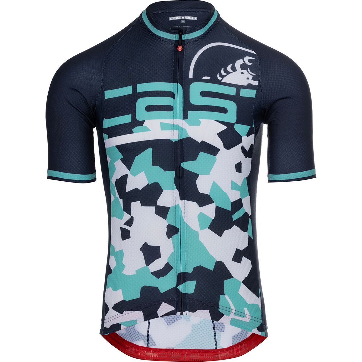 Castelli Castelli Attacco Limited Edition Jersey - Men's Belgian Blue/Pool Blue/White, M