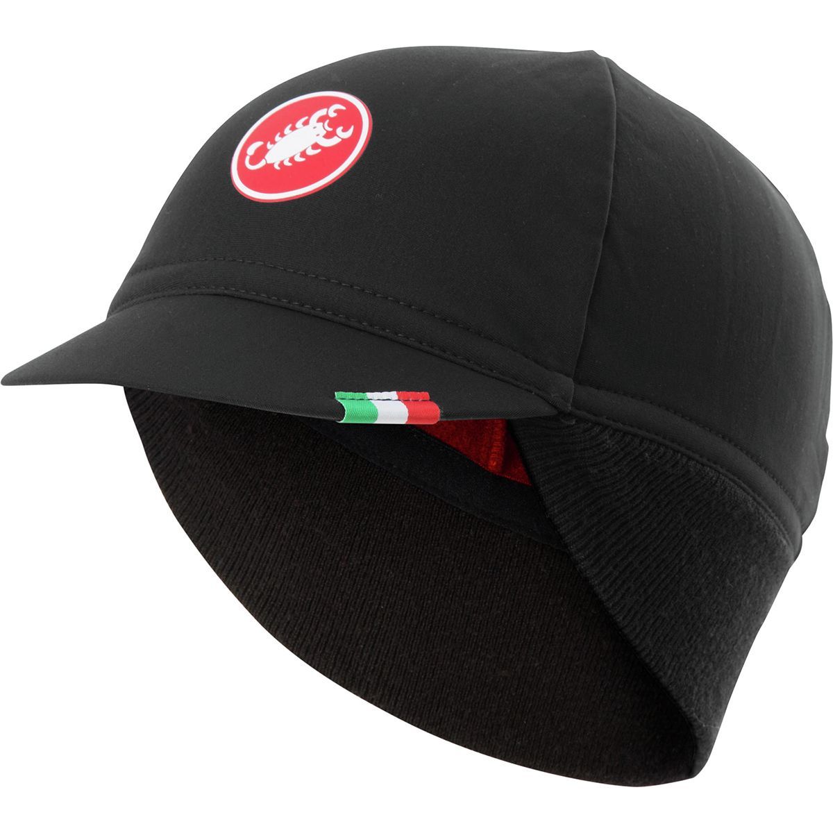 Castelli Castelli Difesa Thermal Cap Black/Red, One Size