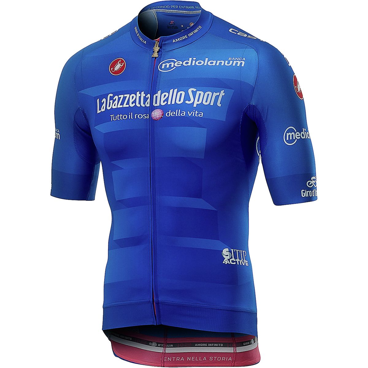 Castelli #Giro102 Azzurro Race Jersey - Men's