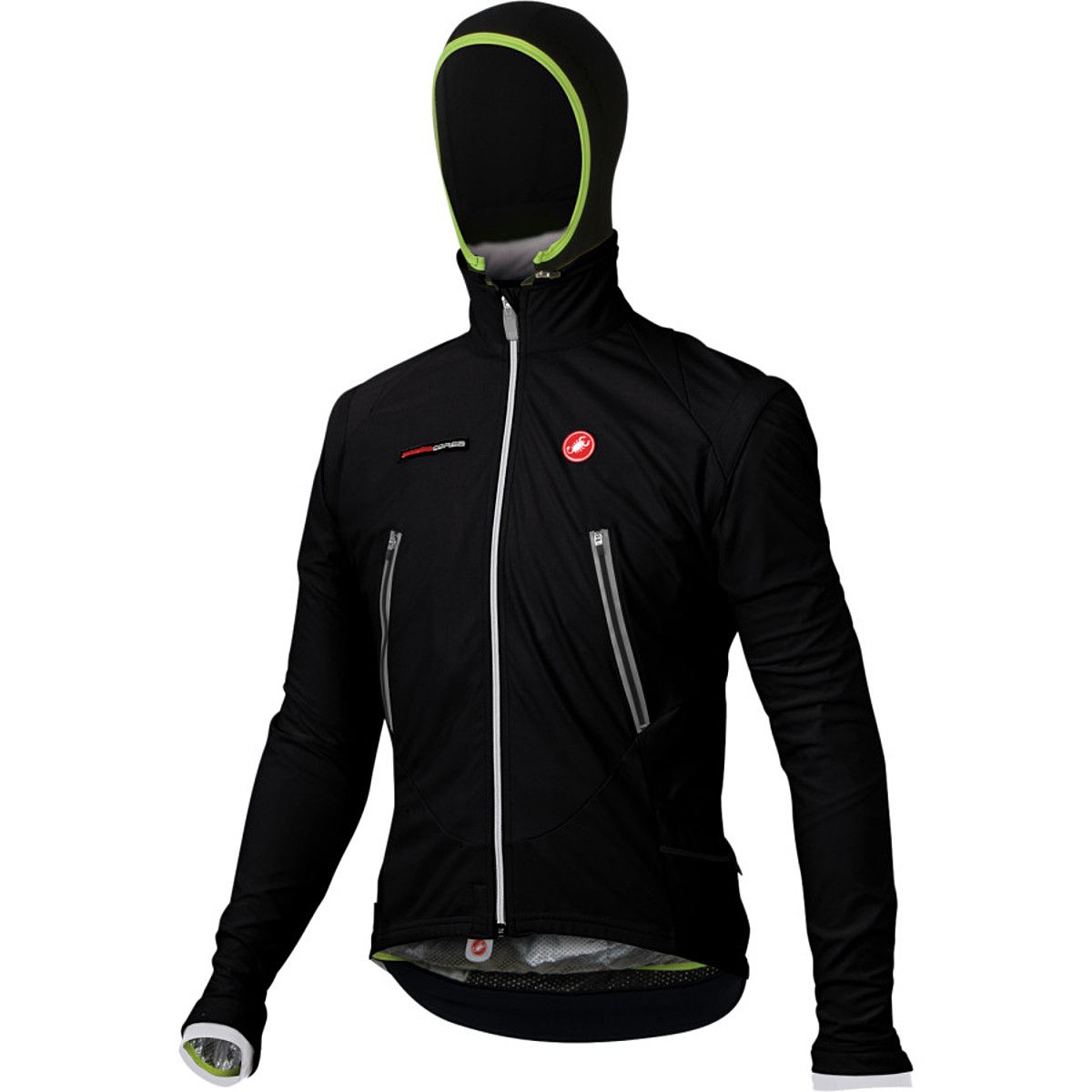 【中古美品】Castelli Radiation123 Jacketブラック Castelli Insolito Radiation Jacket - Men's - Men
