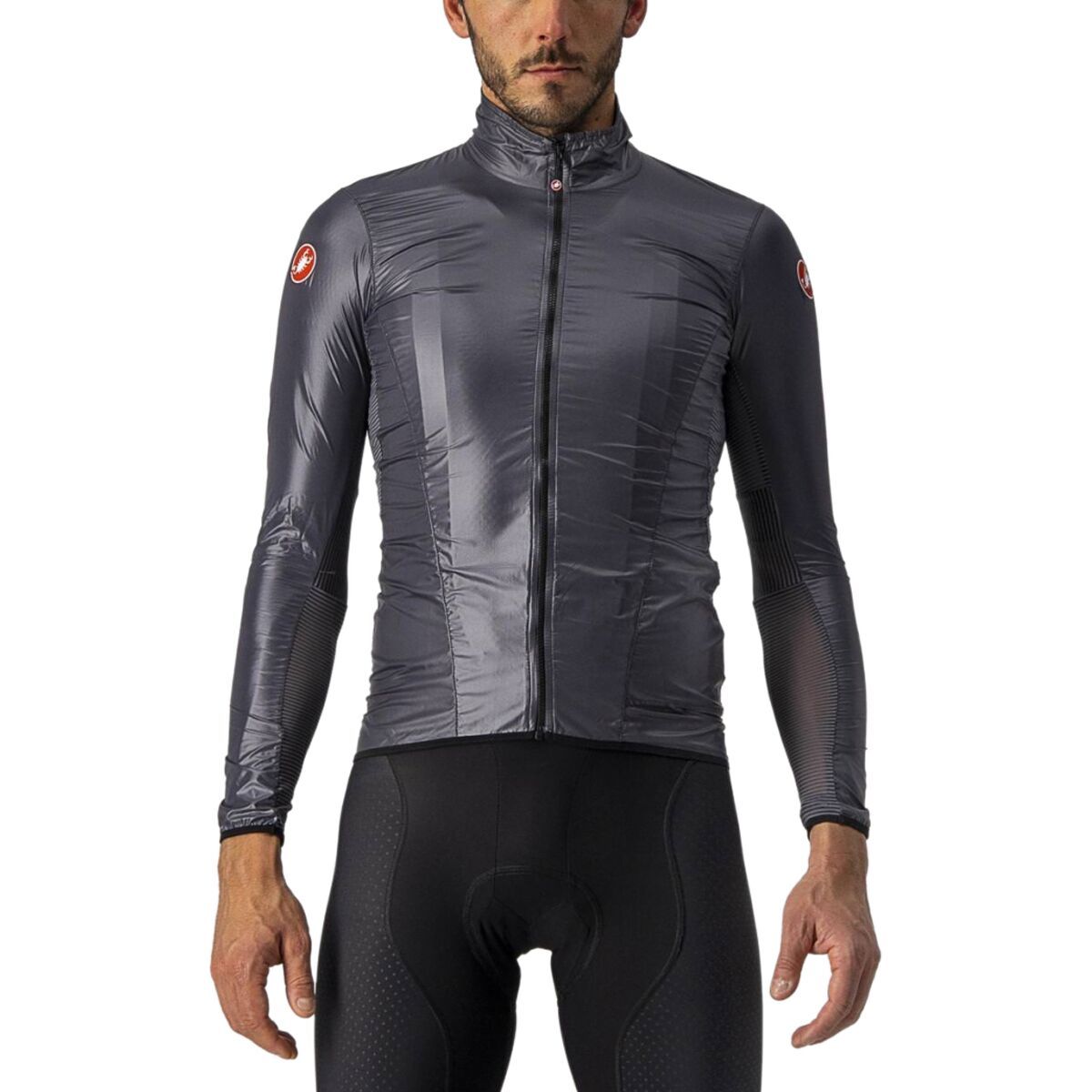 Castelli Castelli Aria Shell Jacket - Men's Dark Gray, M