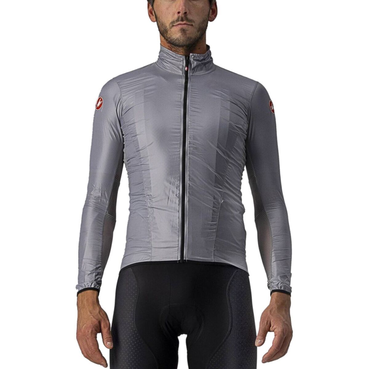 Castelli Castelli Aria Shell Jacket - Men's Silver Gray, L