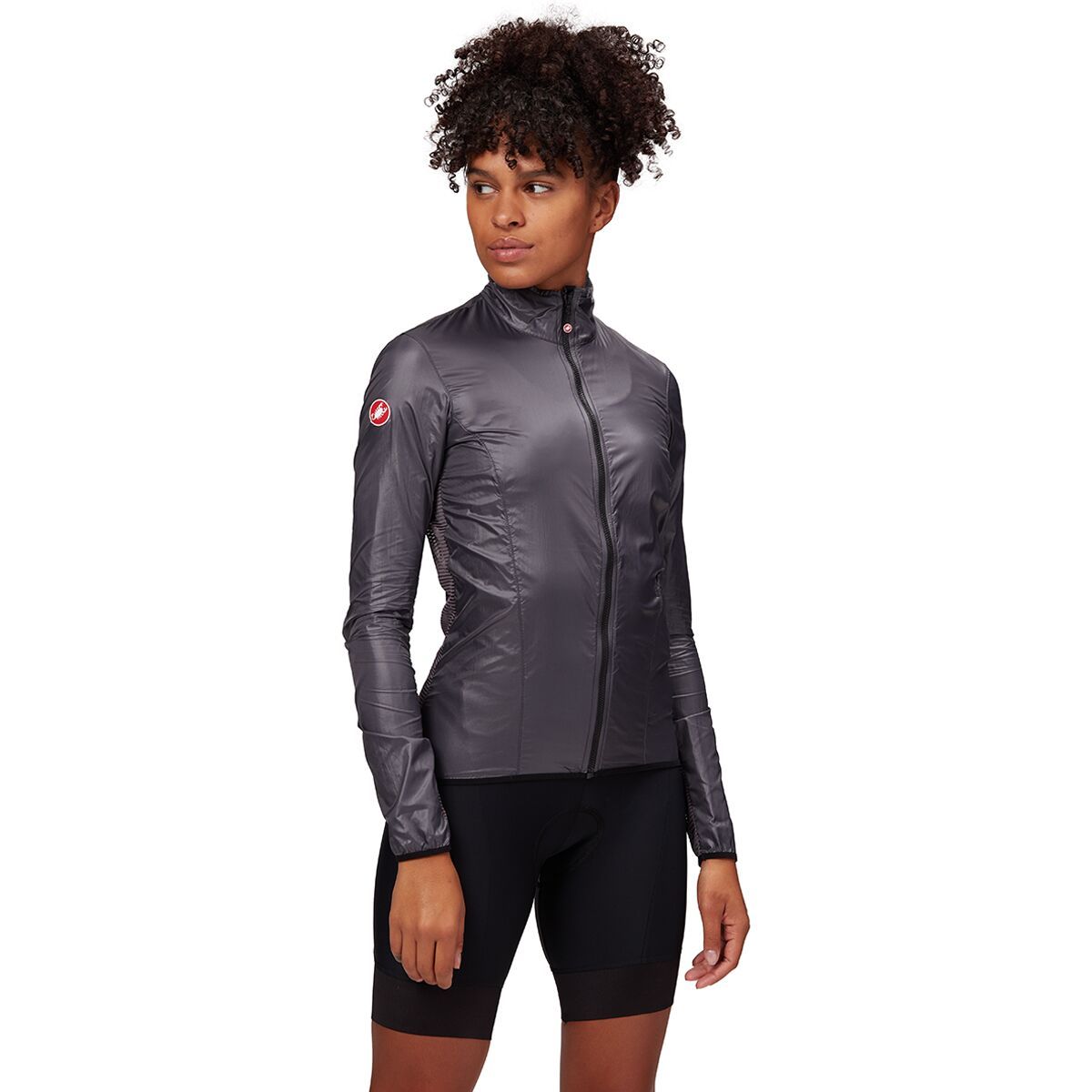 Castelli Aria Shell Jacket - Women's Dark Gray, M