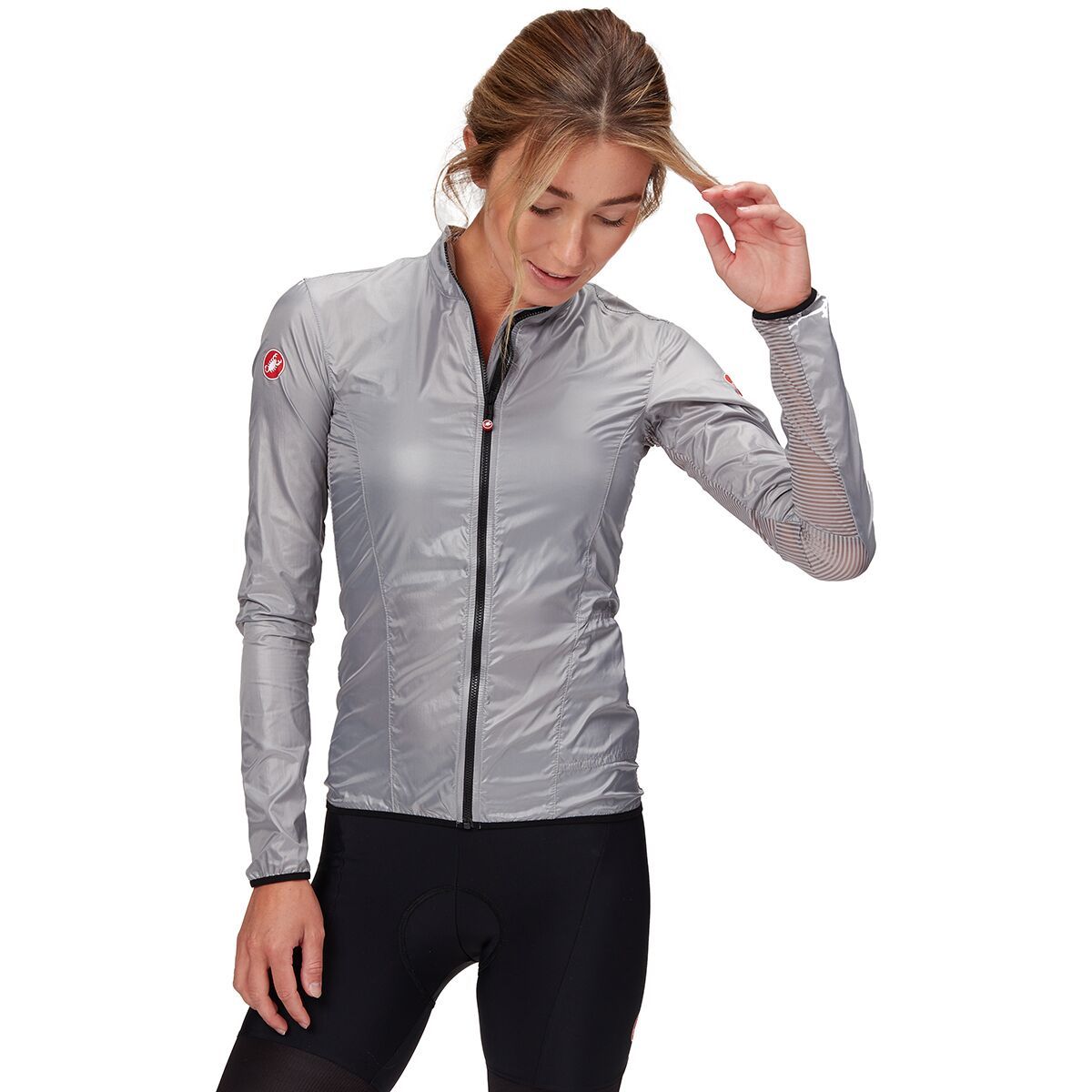 Castelli Castelli Aria Shell Jacket - Women's Silver Gray, XL
