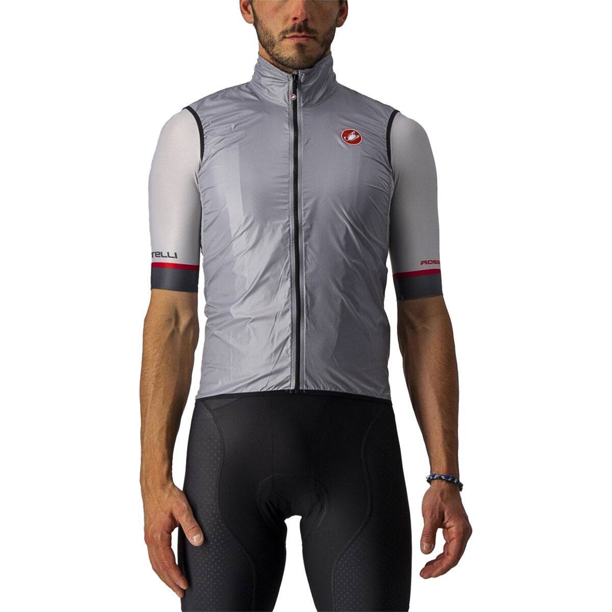 Castelli Castelli Aria Vest - Men's Silver Gray, S