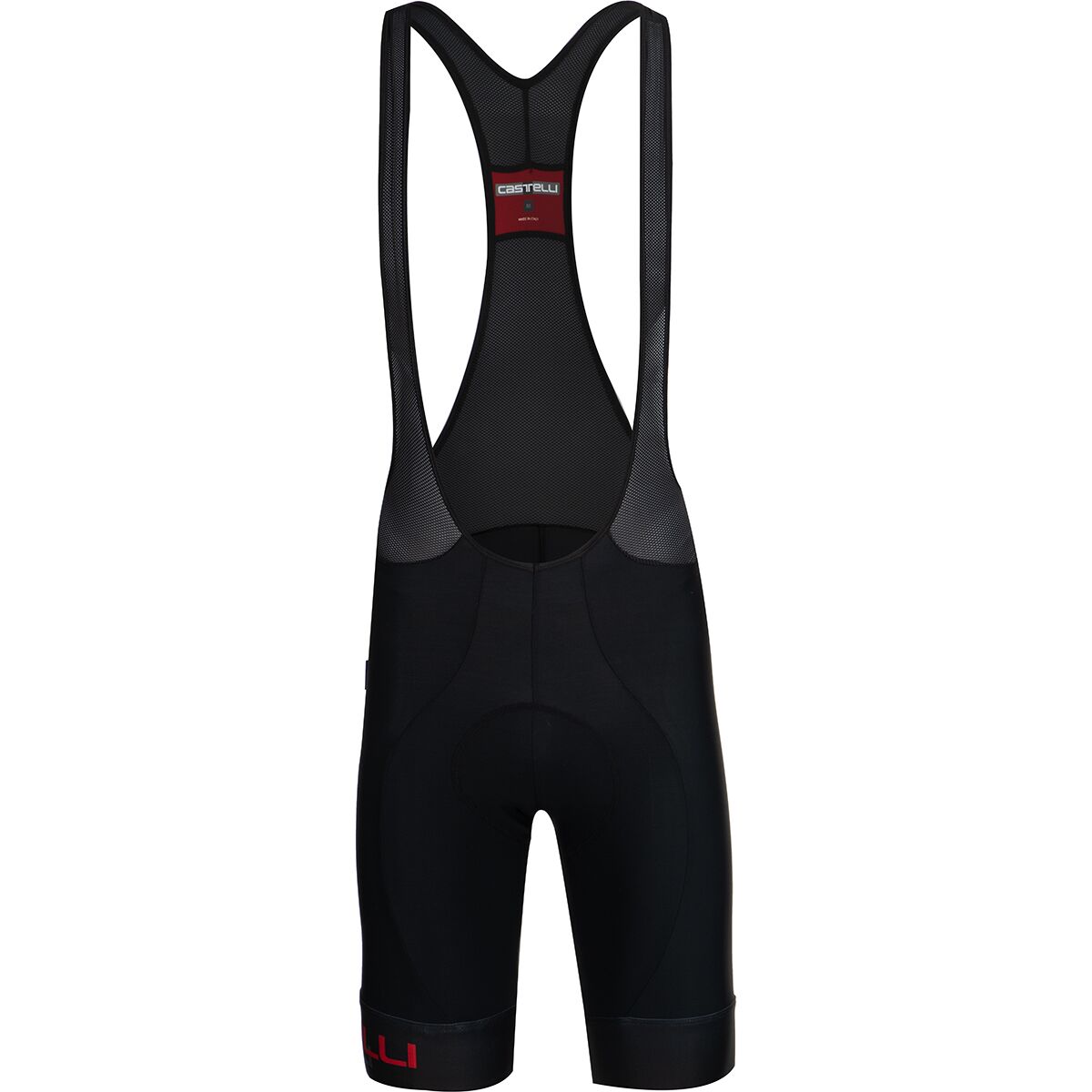 Castelli Castelli Entrata Limited Edition Bib Short - Men's Black/Black/Red, M