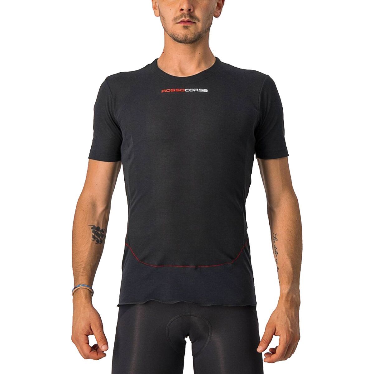 Castelli Prosecco Tech Short-Sleeve Base Layer - Men's Black, L