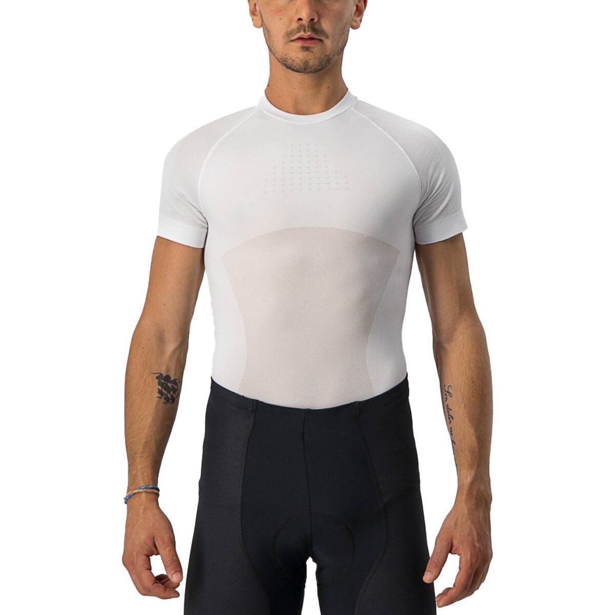Castelli Castelli Core Seamless Short-Sleeve Base Layer - Men's White, S/M