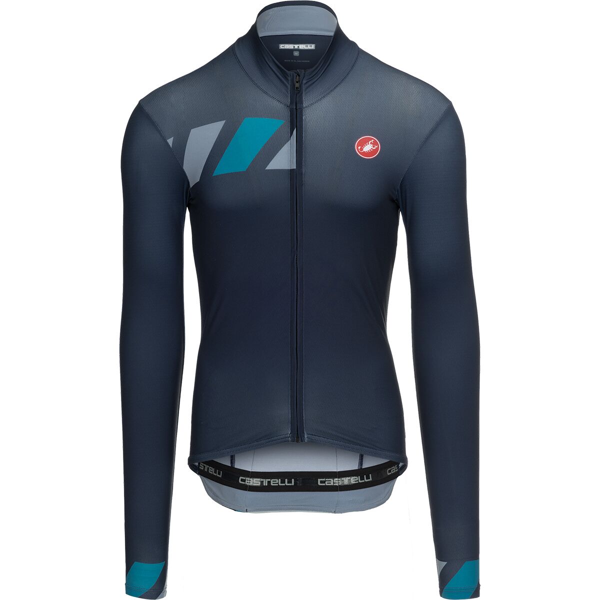 Castelli Castelli Pisa Mid Limited Edition Jersey - Men's Belgian Blue/Vortex Gray/Teal Blue, L