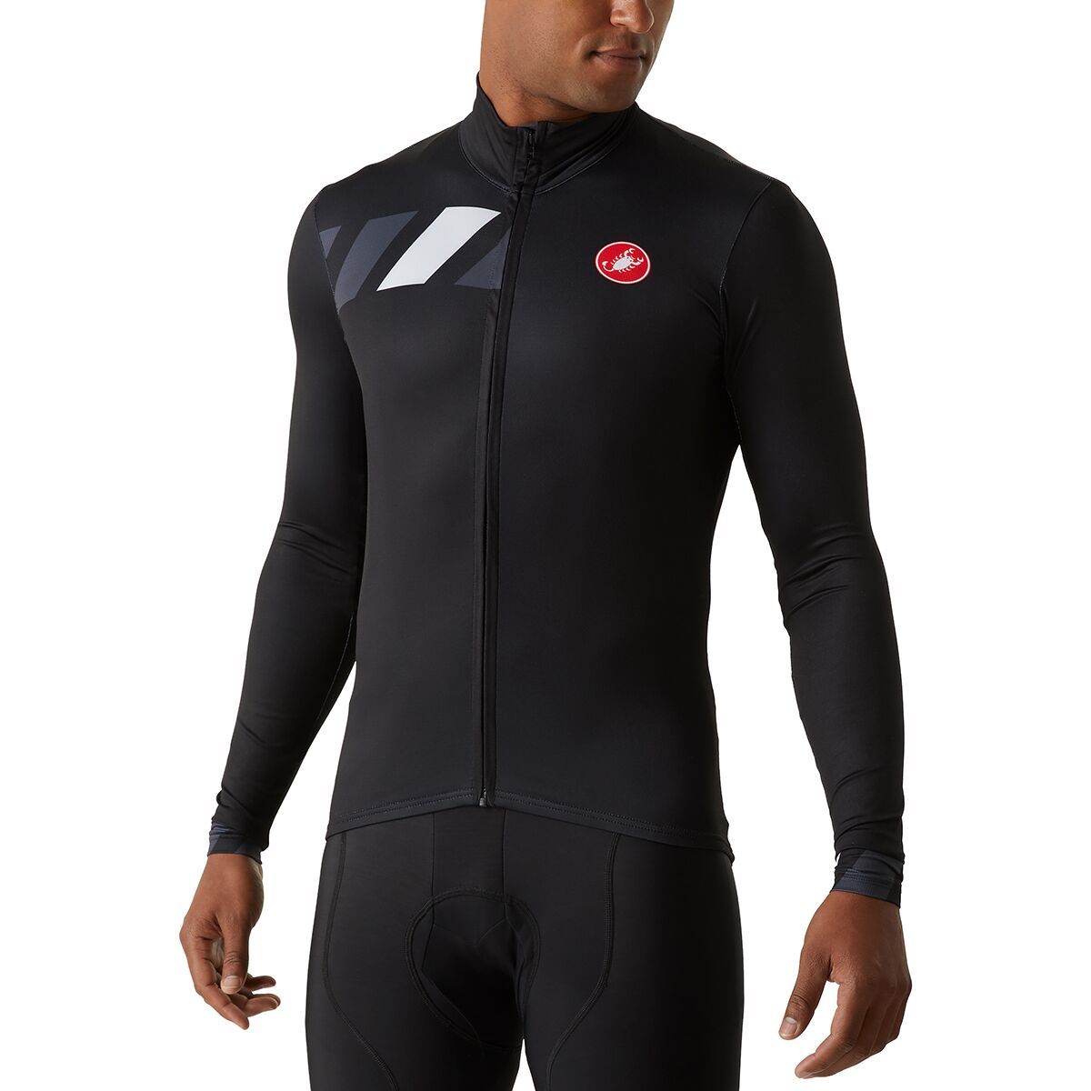 Castelli Pisa Mid Limited Edition Jersey - Men's Black/Dark Gray/Silver Gray, XL