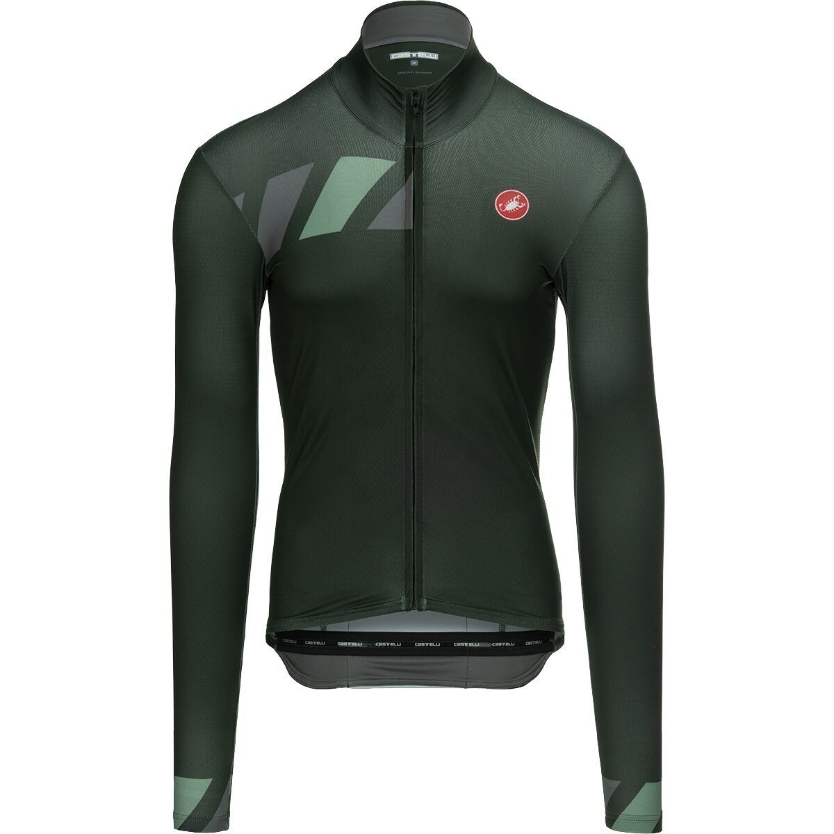 Castelli Castelli Pisa Mid Limited Edition Jersey - Men's Deep Green/Gunmetal Gray/Green Pepper, XL