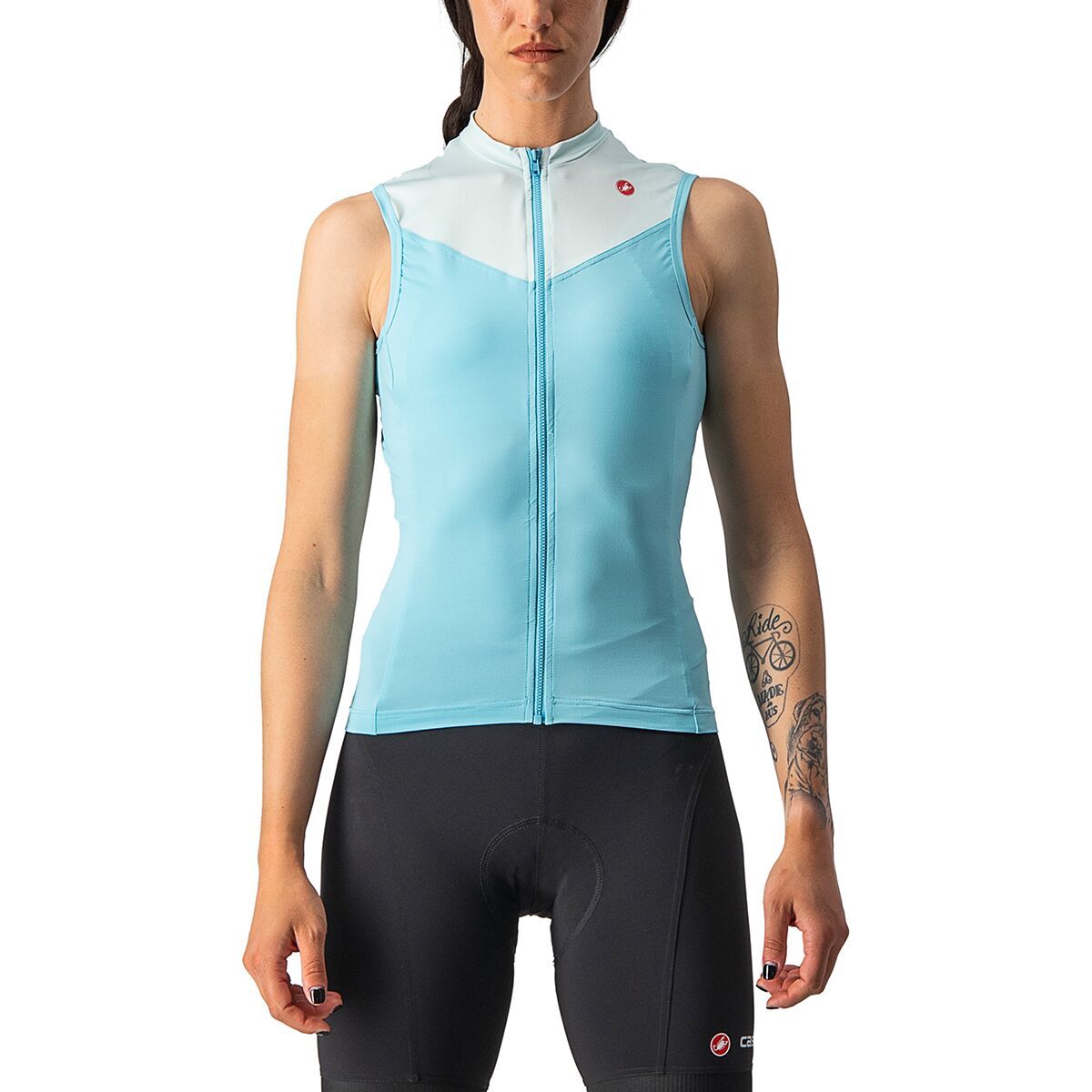 Castelli Solaris Sleeveless Jersey - Women's Skylight/Light Acqua, XL