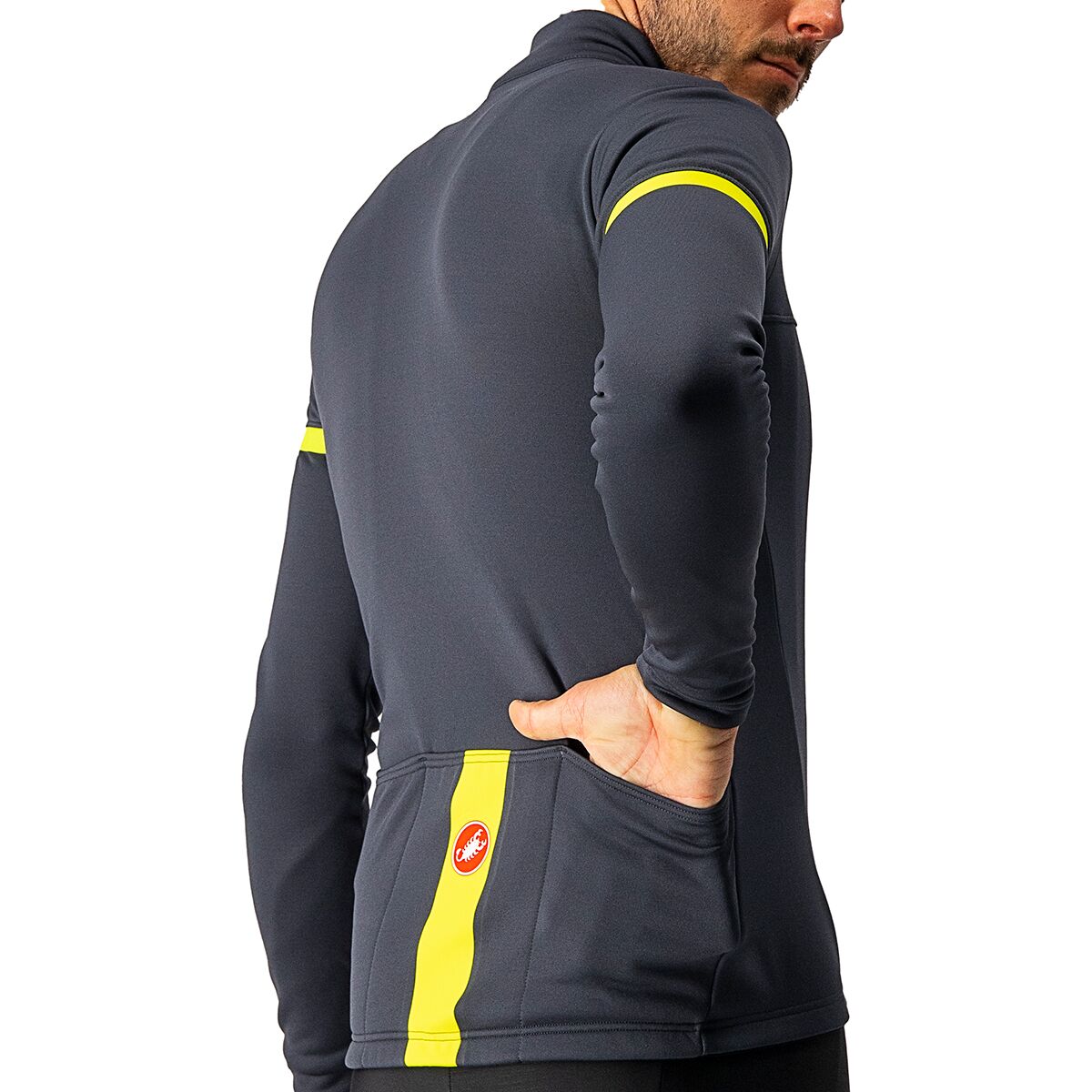 Castelli Fondo Full-Zip Long-Sleeve Jersey - Men's - Men