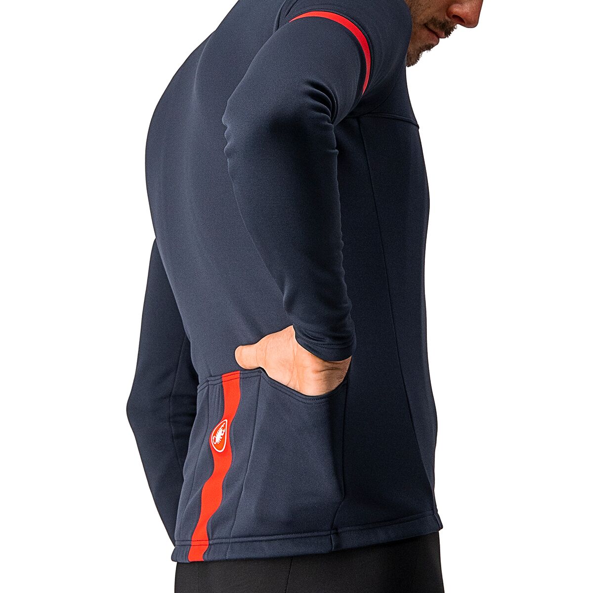 Castelli Fondo Full-Zip Long-Sleeve Jersey - Men's - Men