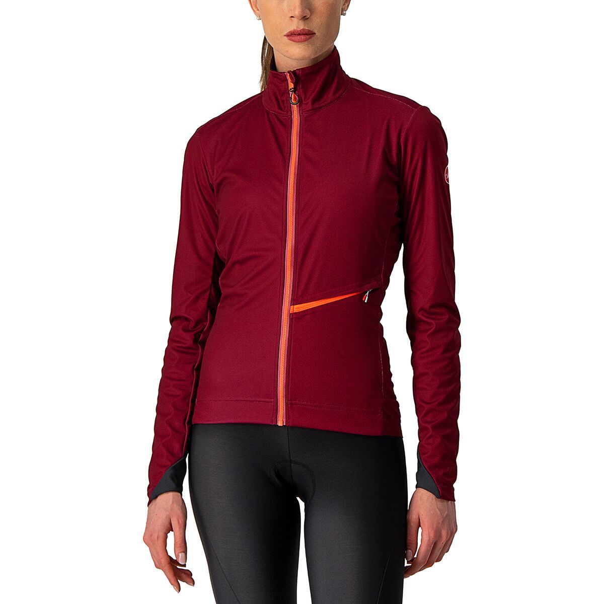 Castelli Castelli Go Jacket - Women's Bordeaux/Brilliant Pink, S