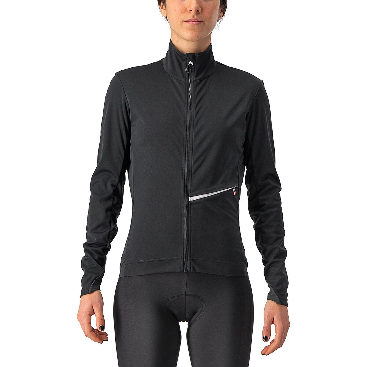 Castelli Castelli Go Jacket - Women's Light Black/White, XL