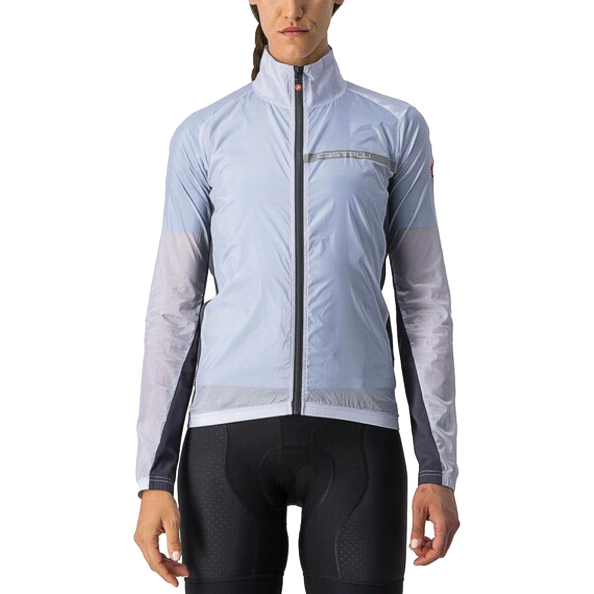 Castelli Castelli Squadra Stretch Jacket - Women's Silver Gray/Dark Gray, L
